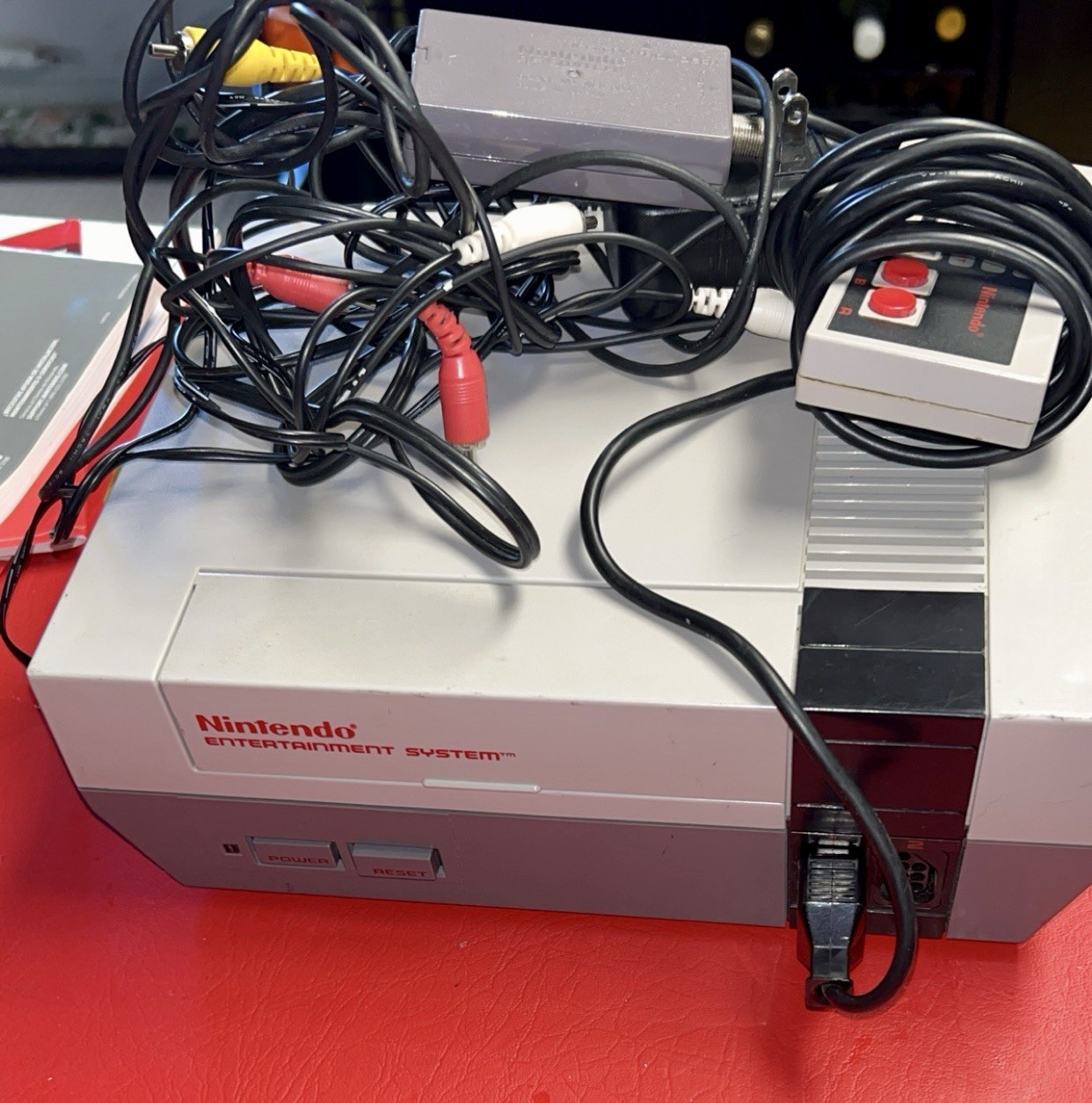 Original Nintendo NES-001 Console Bundle Tested & Working- w/ Controller & Cable