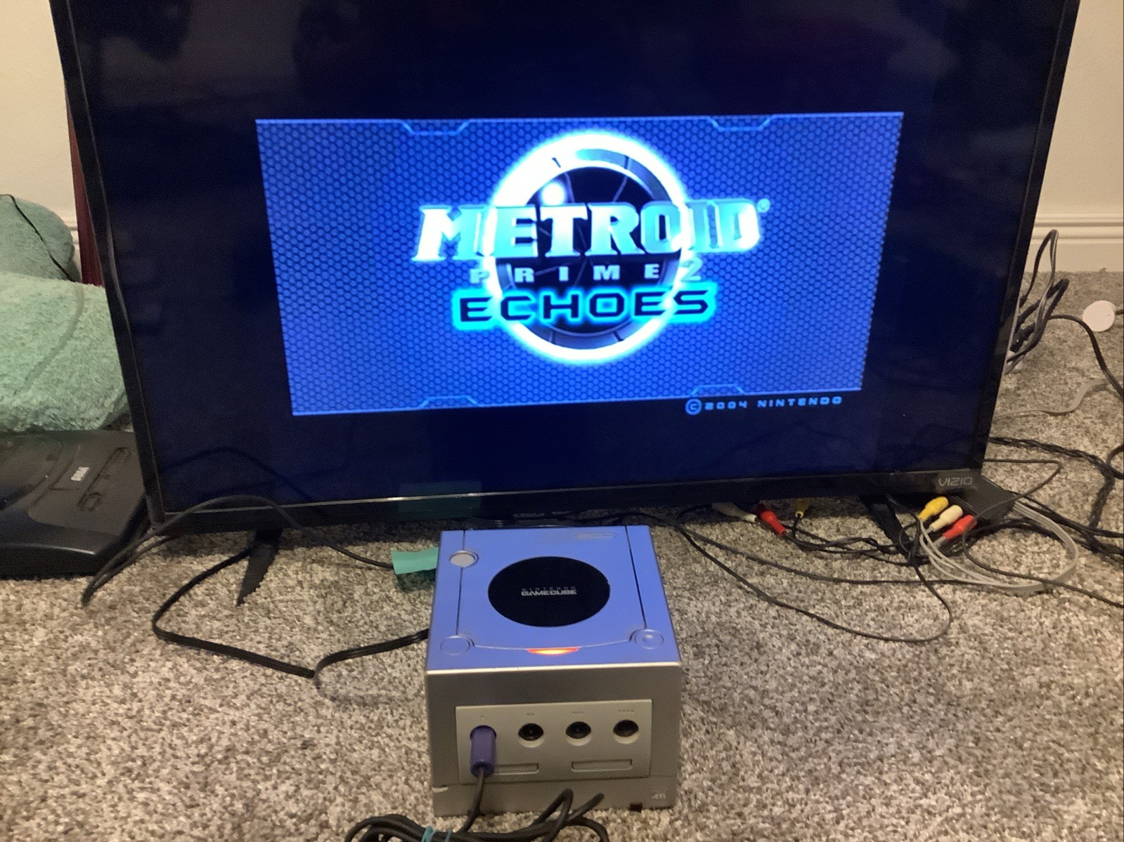Nintendo GameCube Console Bundle Metroid Echos Madden Star Wars Works Tested