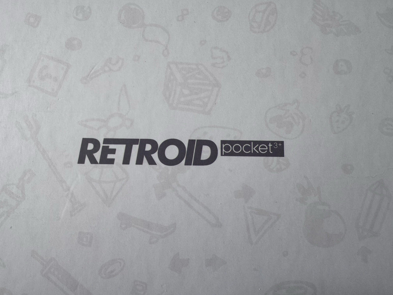 Retroid Pocket 3+ Clear Purple Handheld System with Carrying Case