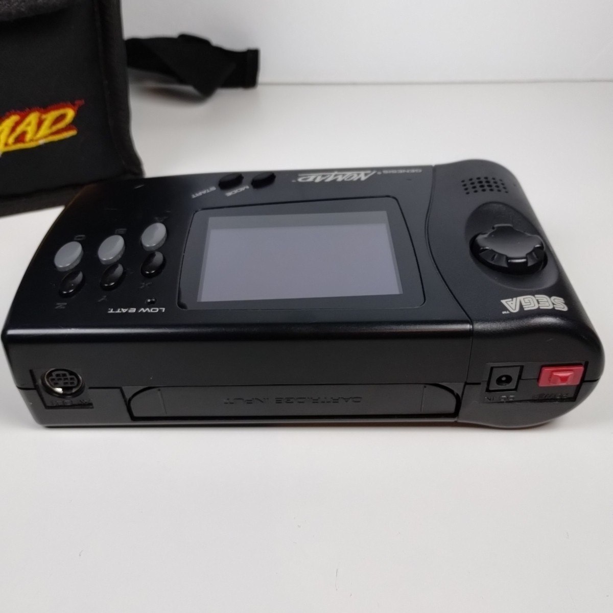 Sega Genesis Nomad Handheld Console Black Model MK-6100 W Cords, Game & Control