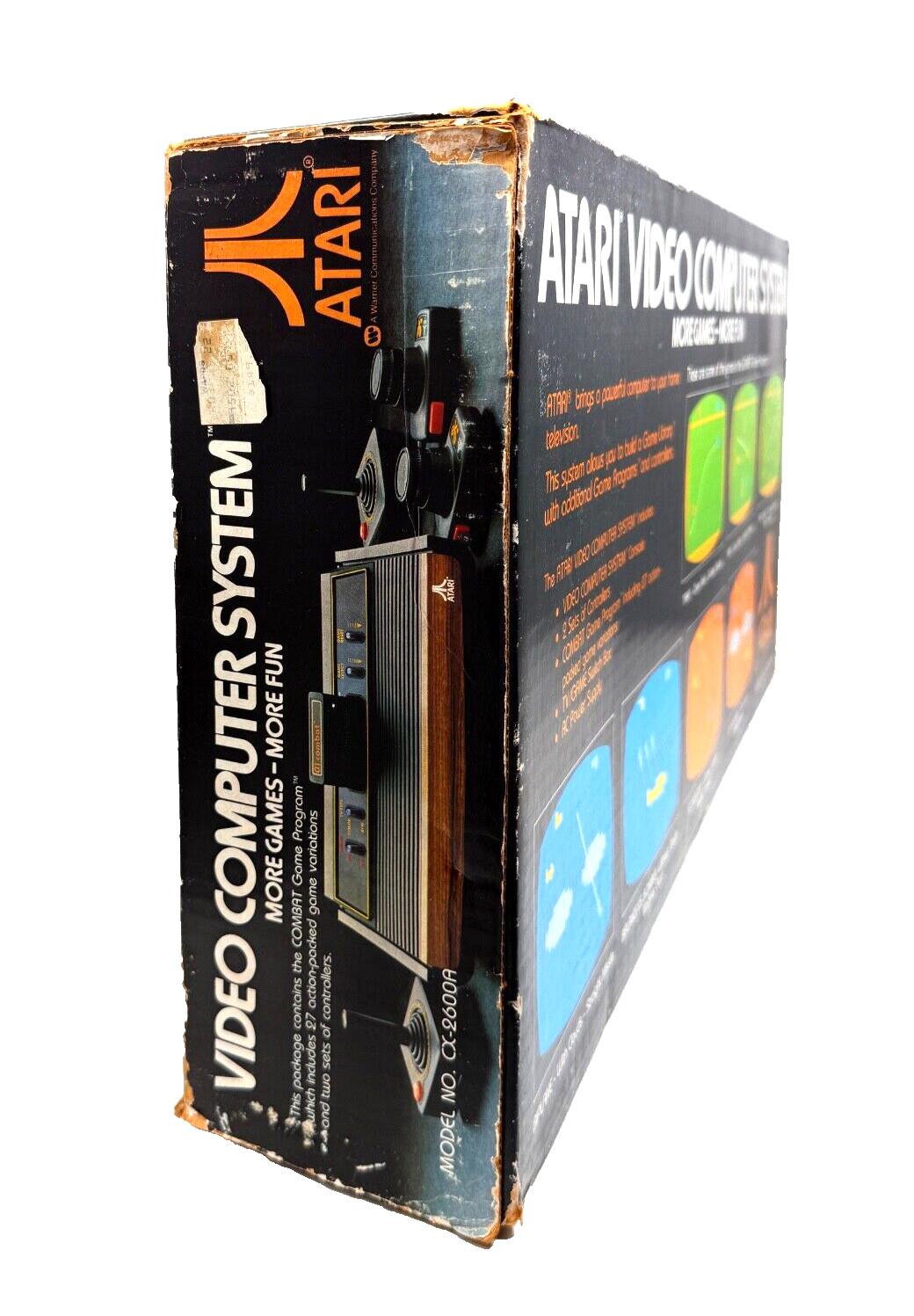 RARE Made in 🇺🇸 SUNNYVALE, USA Atari CX 2600 9-Game Bundle COMPLETE in Box CIB