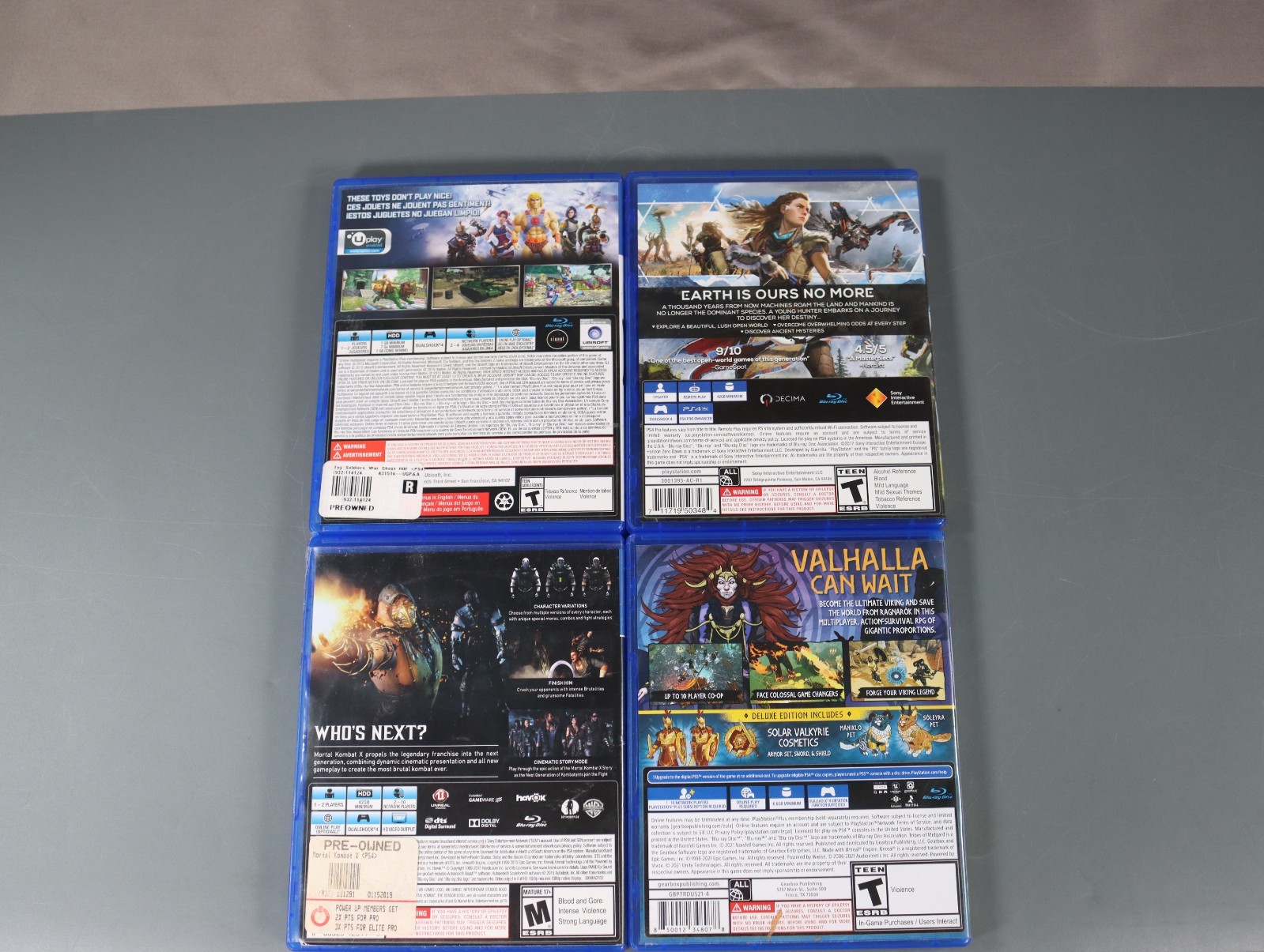 Sony Playstation 4 500GB Black Console PS4 W/ Controller & Cords & Games Tested