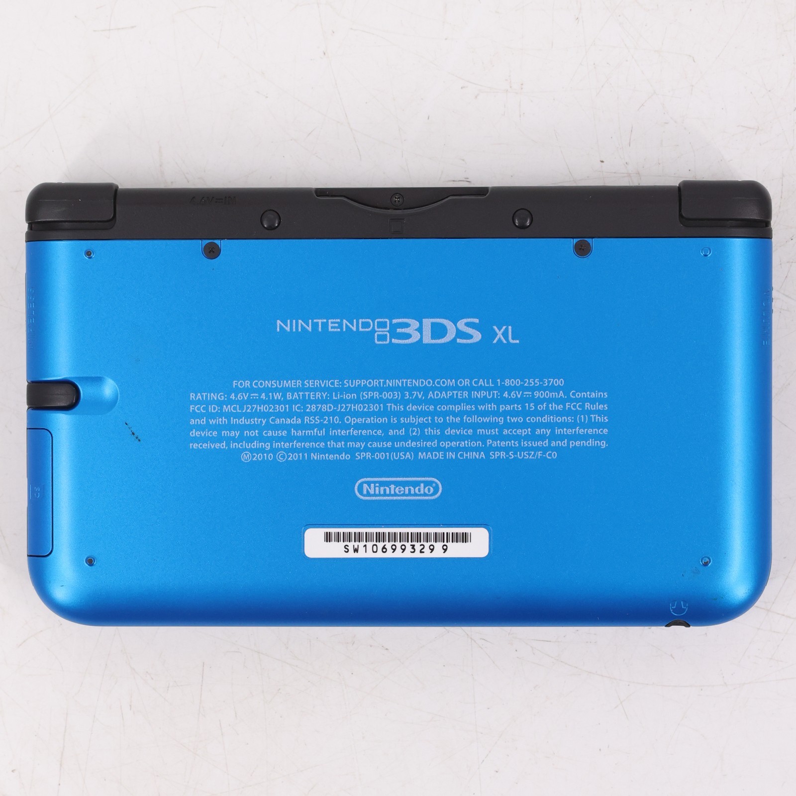 Nintendo 3DS XL Blue Black Console Bundle W/ Box 8 DS Games Charger 4GB SD Card