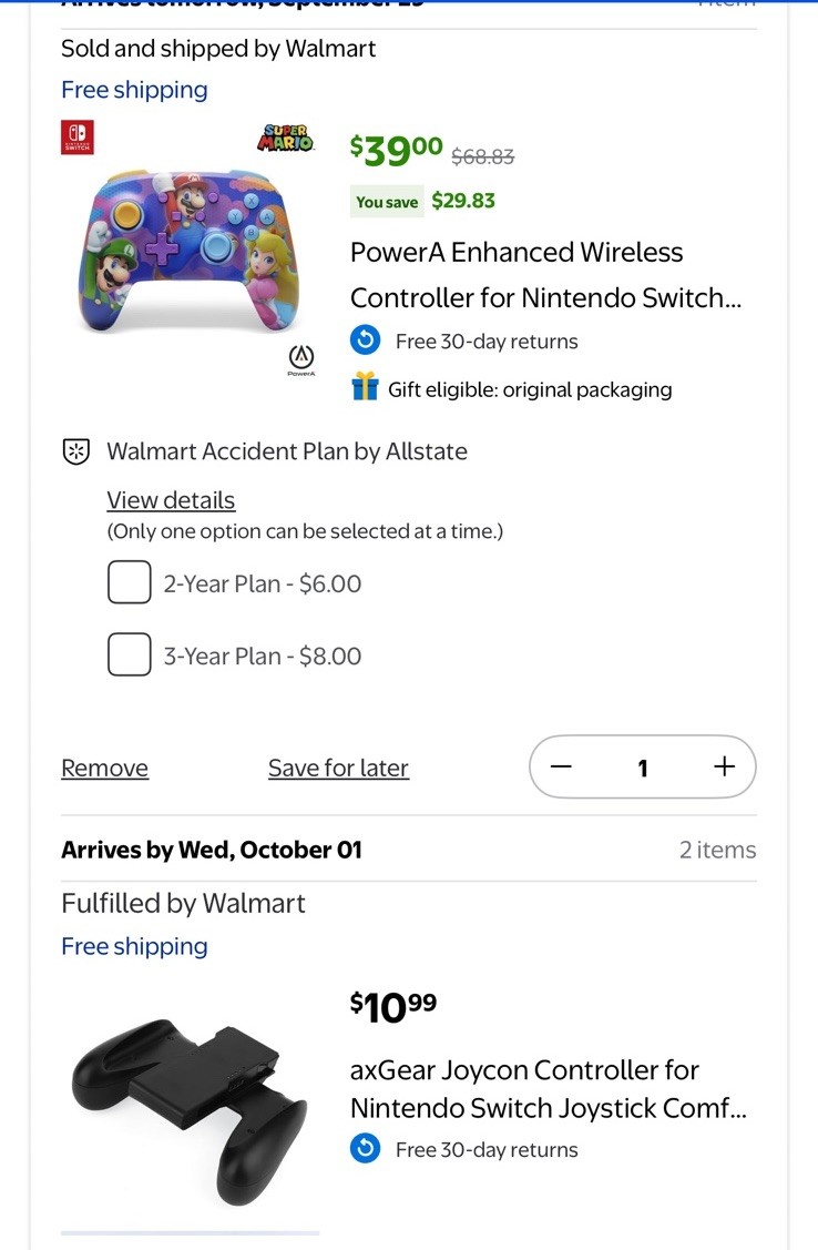 Nintendo Switch with Blue and Red Joy-Con Controllers and Mario Kart 8 – Black