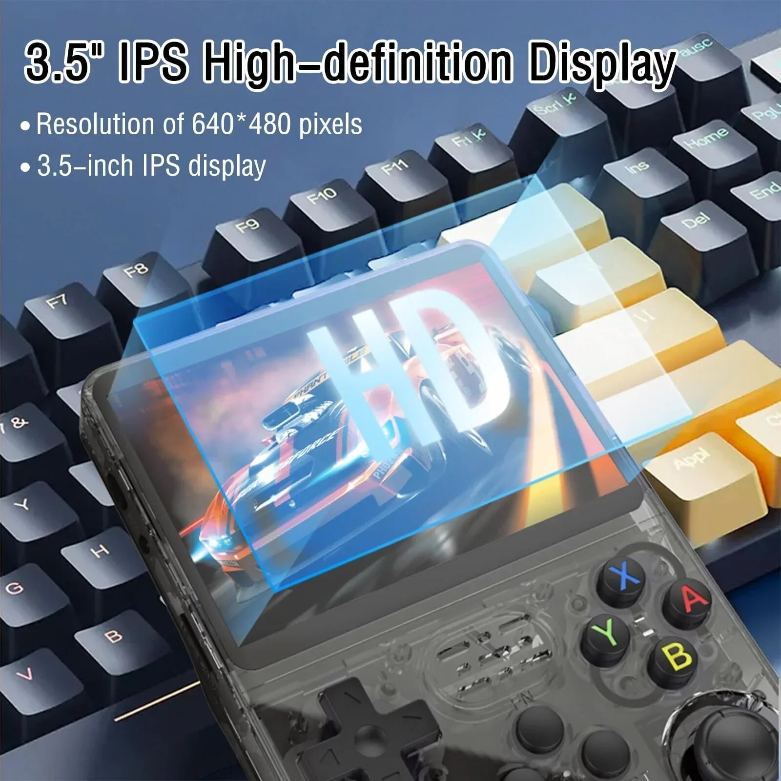 R36S Retro Video Games Console Portable 64GB Open Linux 3.5″ IPS Screen Handheld
