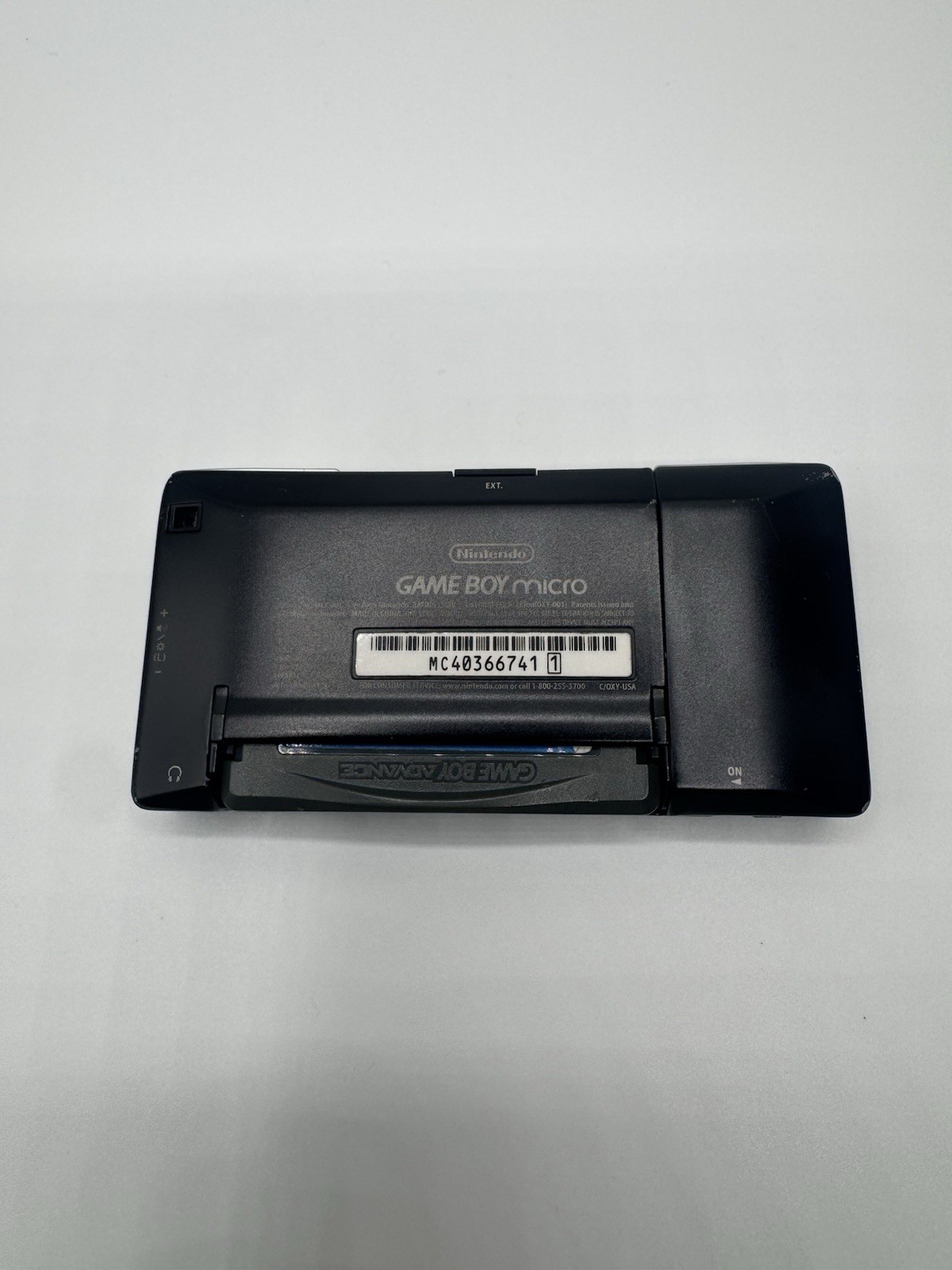 Nintendo Game Boy Micro Silver & Black Handheld Console