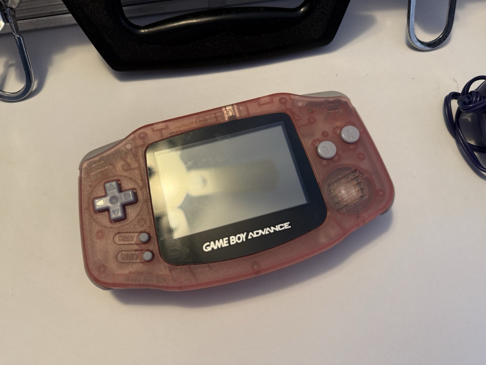 Gamboy Advance Lot 2 Consoles 3 Games Intec Accessories Game Cases Etc. Read
