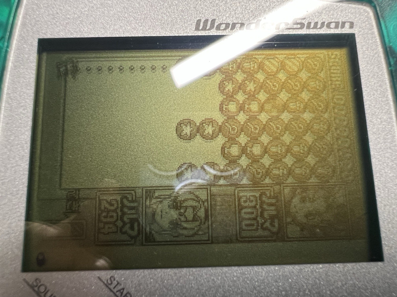 Bandai WonderSwan Clear Green Handheld Working US Seller