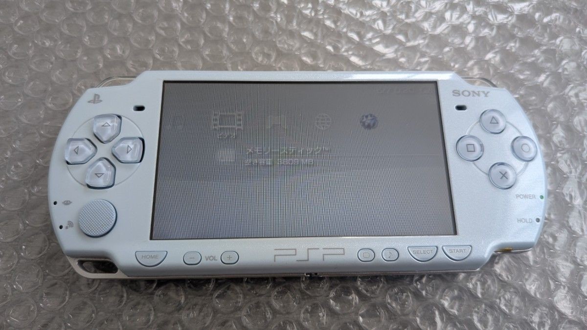 Sony PSP-2000 Felicia Blue Console AC Adapter Battery Japan Authentic Tested