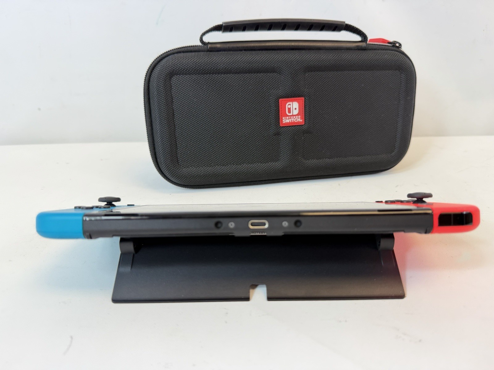 Nintendo Switch HEG-001 Console Gaming System Blue & Red Neon