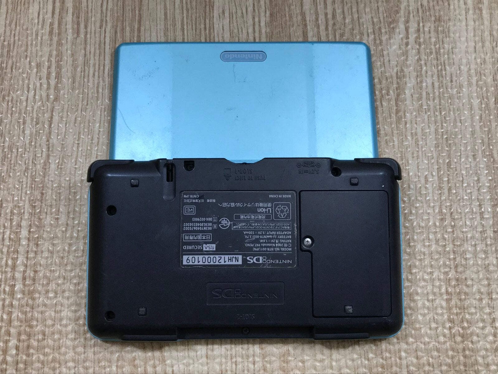 Nintendo DS Turquoise Blue Console Nintendo Japan – With Defects LG9122